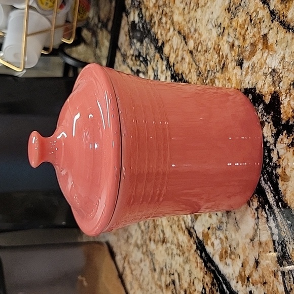 Fiesta 13 OZ Mini Canister 5 5/8 Inch Jam Jar Flamingo - Picture 4 of 4